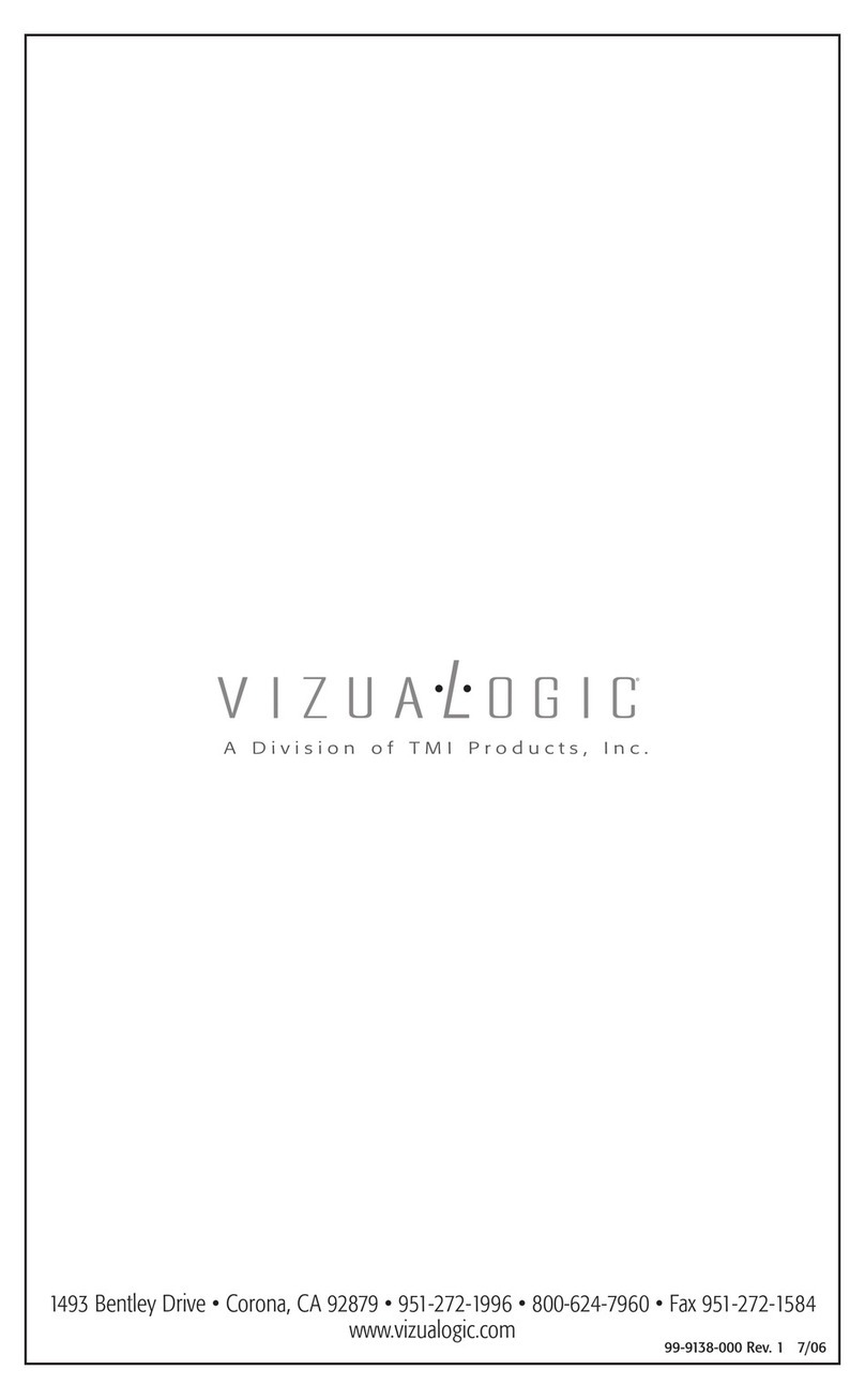 Vizualogic A 1250 User manual