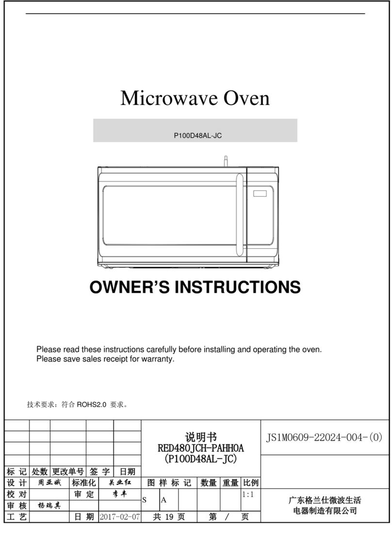 Galanz P100D48AL-JC User manual