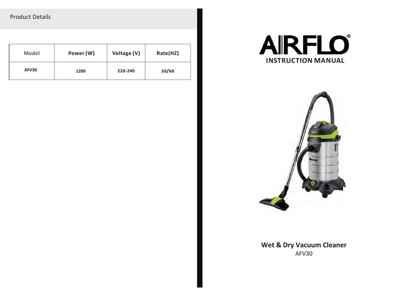 AIRFLO AFV30 instruction manual