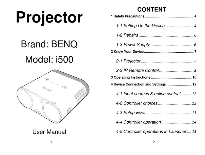 BenQ i500 User manual