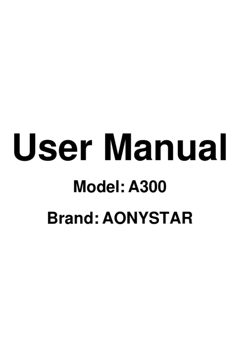 AONYSTAR A300 User manual