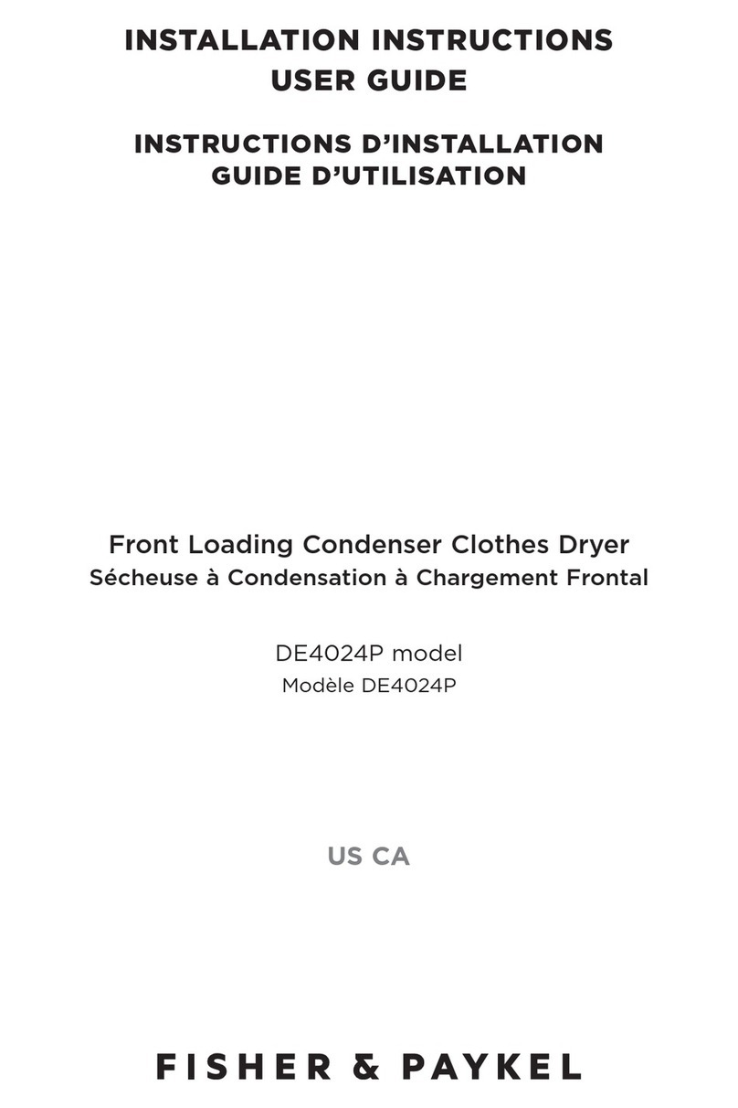 Fisher & Paykel DE4024P Installation instructions & user guide