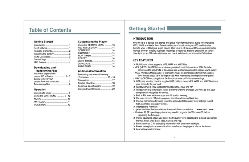 AVC Technology U-88 user manual
