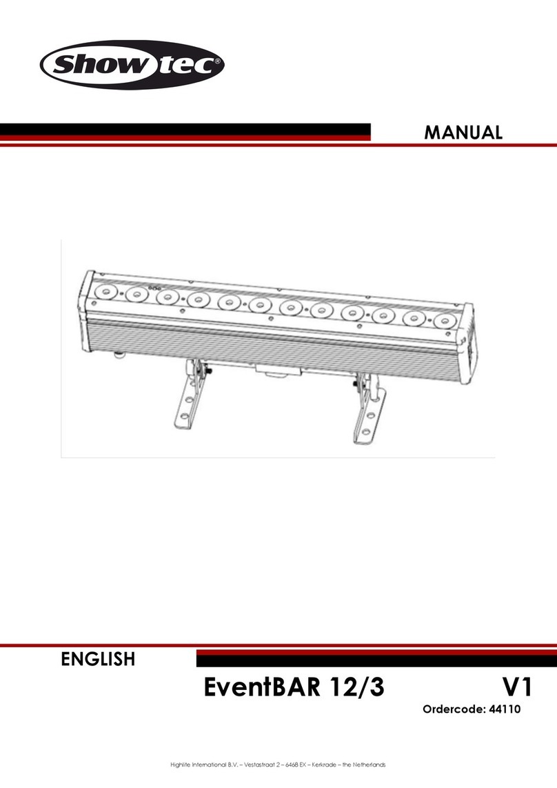 Show Tec eventbar 12/3 user manual