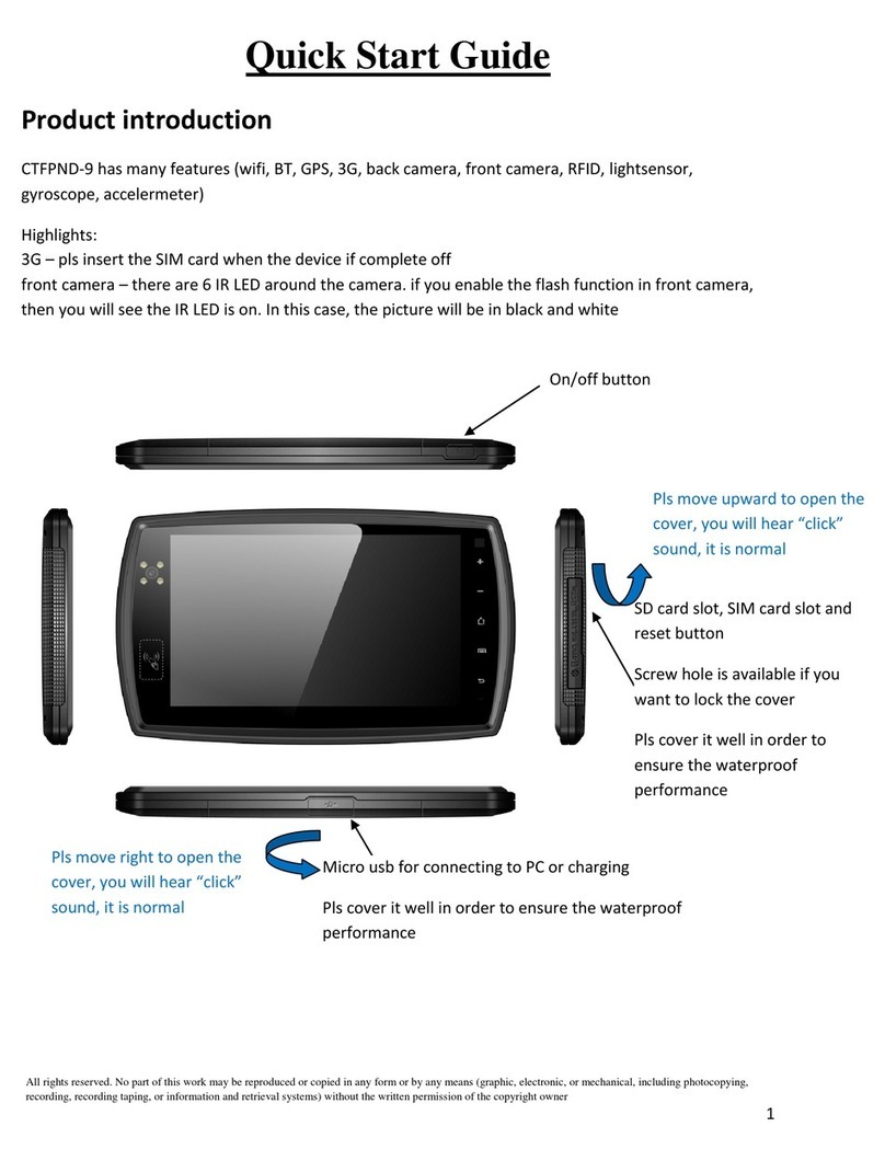 Cartft CTFPND-9 quick start guide