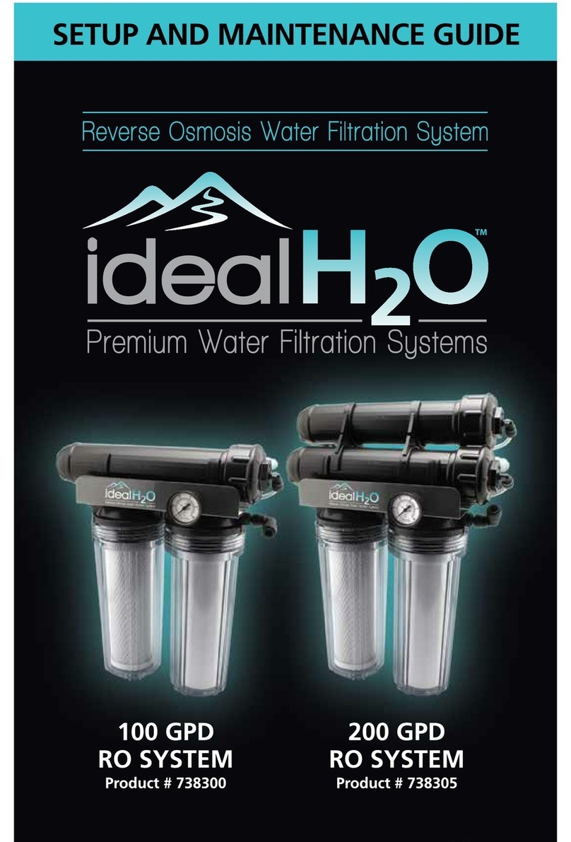 IDEAL H2O 738300 Setup and maintenance guide