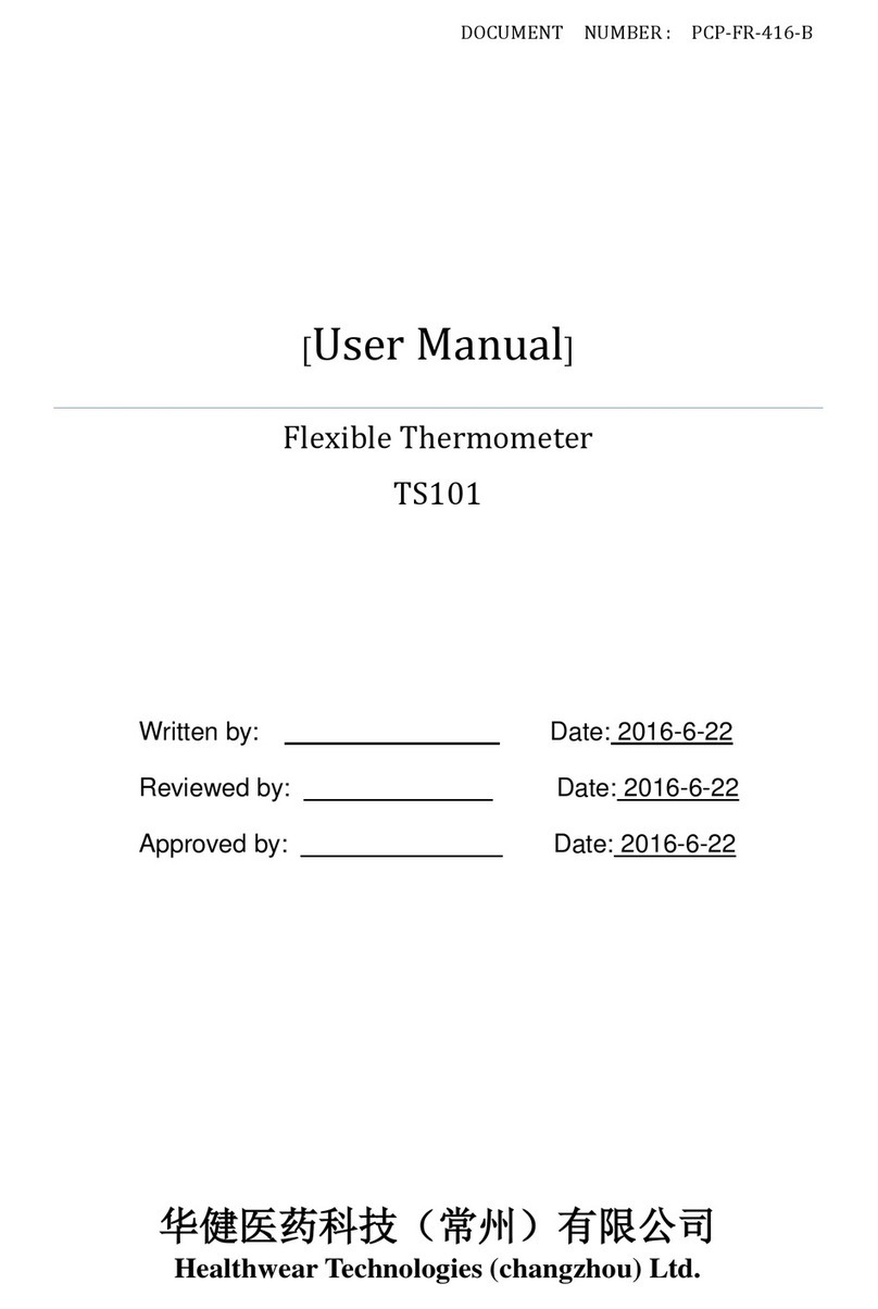 Healthwear Technologies TS101 User manual