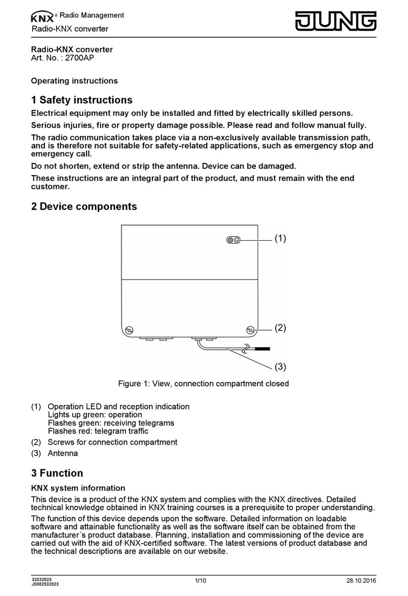 Jung 2700AP User manual