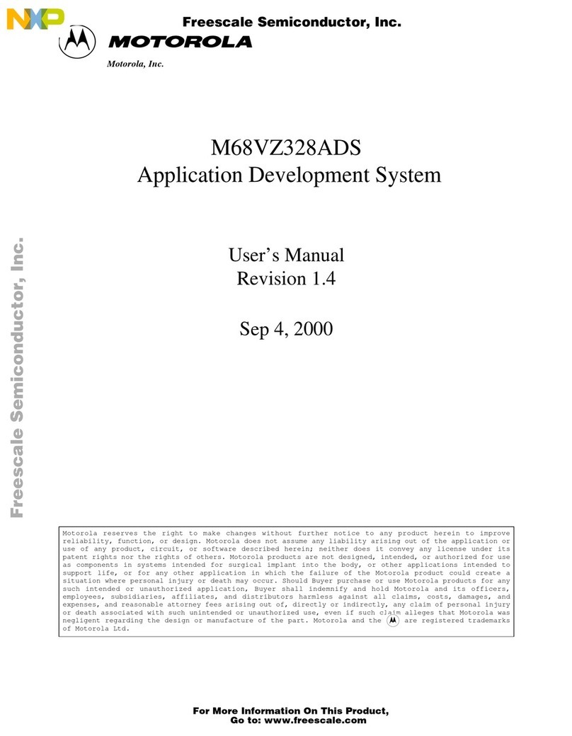 NXP Semiconductors M68VZ328ADS User manual