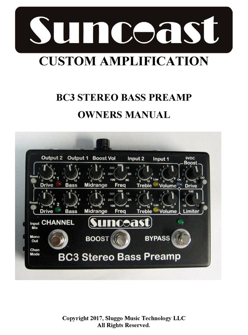 Suncoast BC3 owner's manual