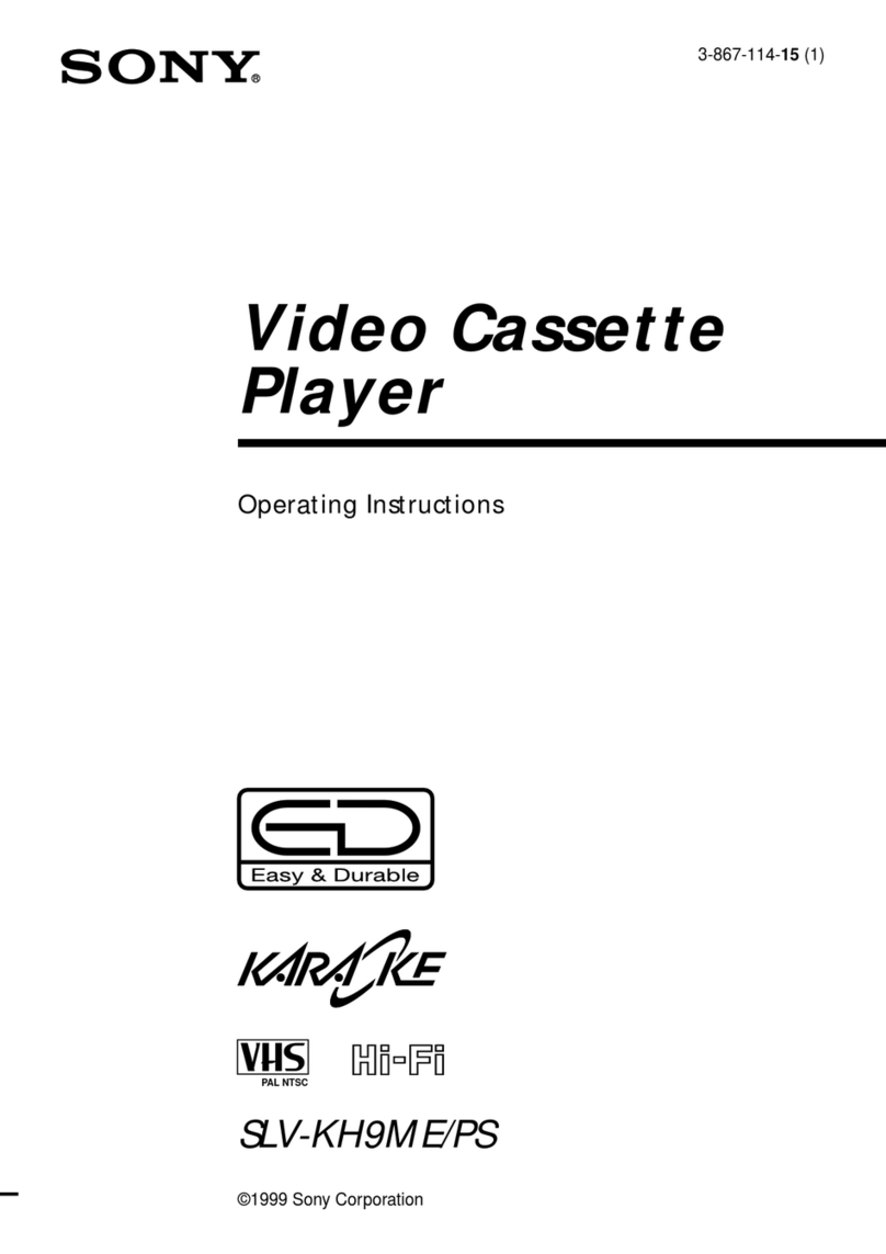 Sony SLV-KH9ME/PS User manual