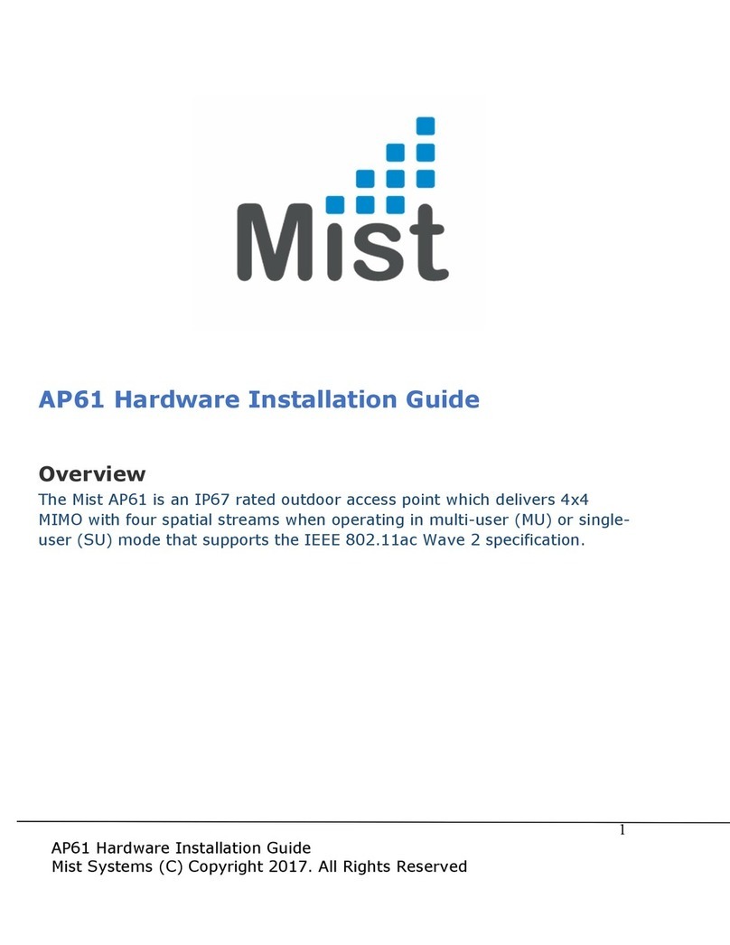 Mist AP61-US Hardware installation guide