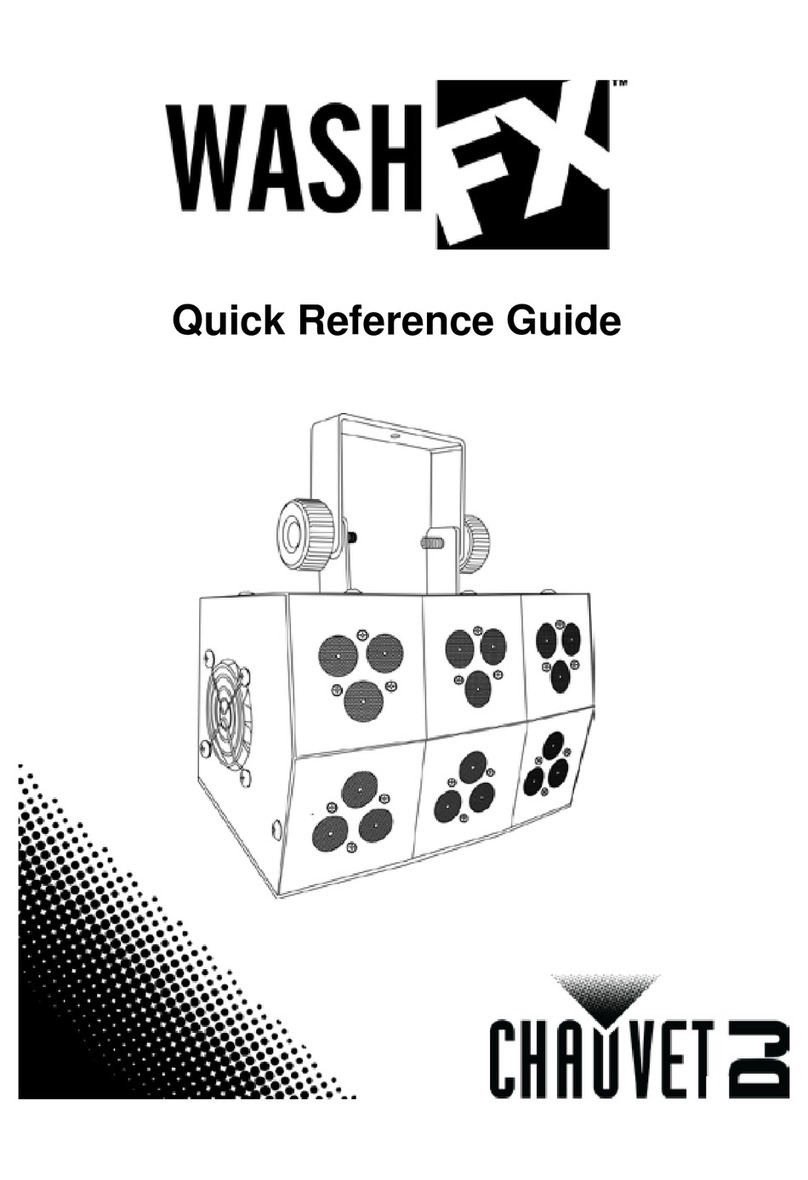 Chauvet WASH FX Quick reference guide