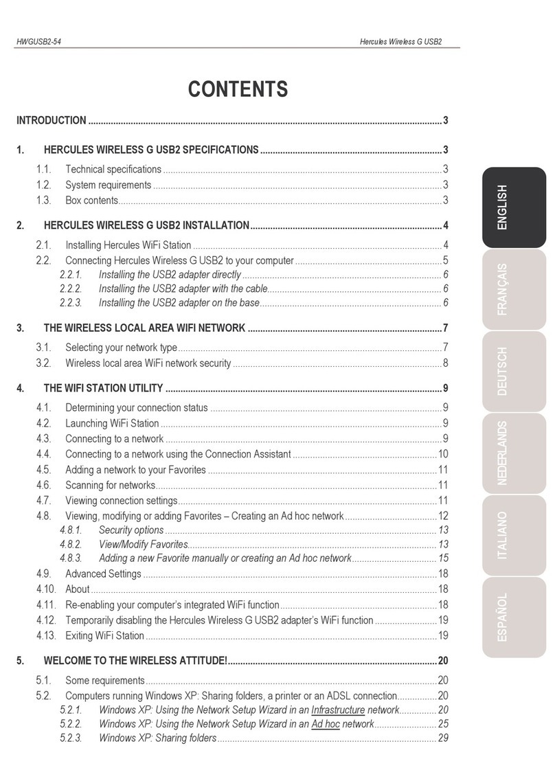 Hercules HWGUSB2-54 manual