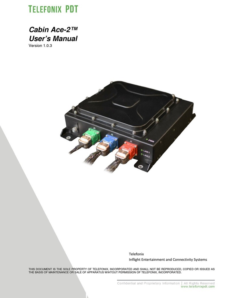 Telefonix PDT Cabin Ace-2 user manual