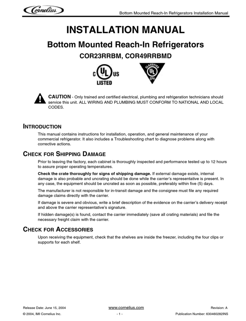 Cornelius COR23RRBM User manual