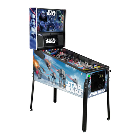 Stern Pinball STAR WARS Premium Service and operation manual