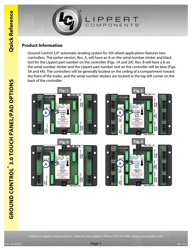 Lippert Components ground control 3.0 quick reference