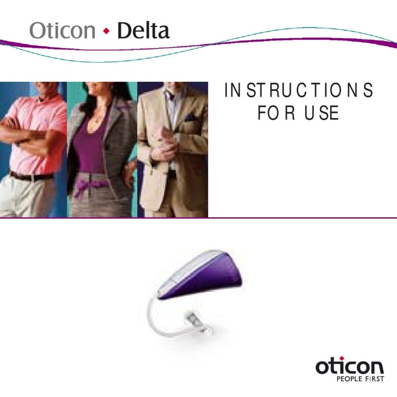 oticon Delta series User manual