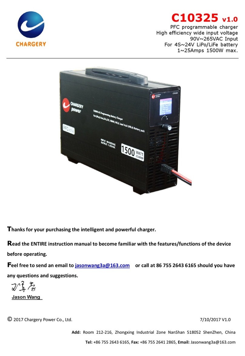 Chargery C10325 User manual