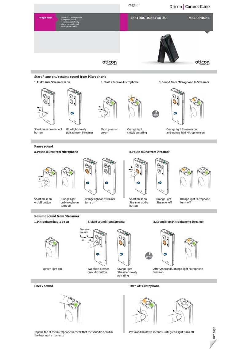 oticon ConnectLine Instructions for use
