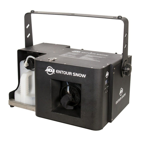 ADJ ENTOUR SNOW User manual