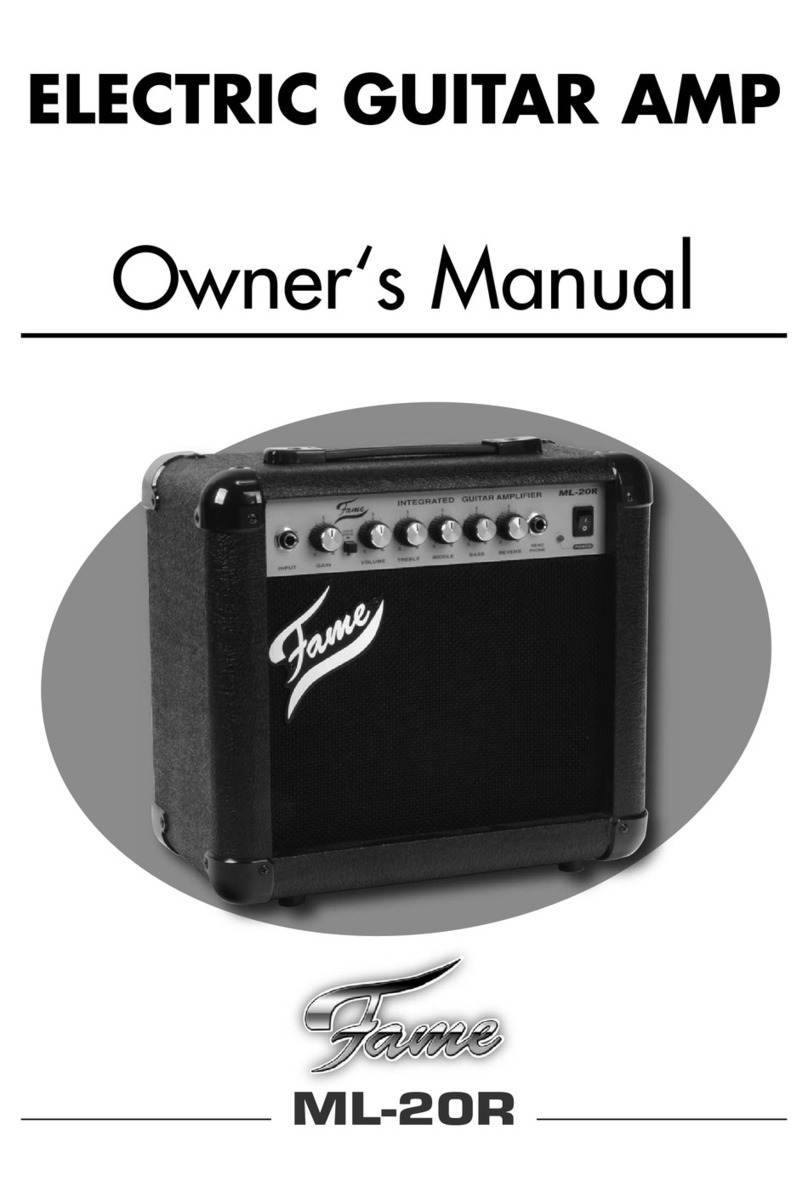 FAME ML-20R User manual