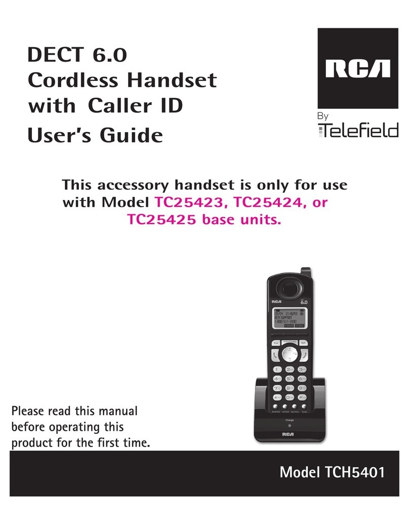 RCA TCH5401 User manual