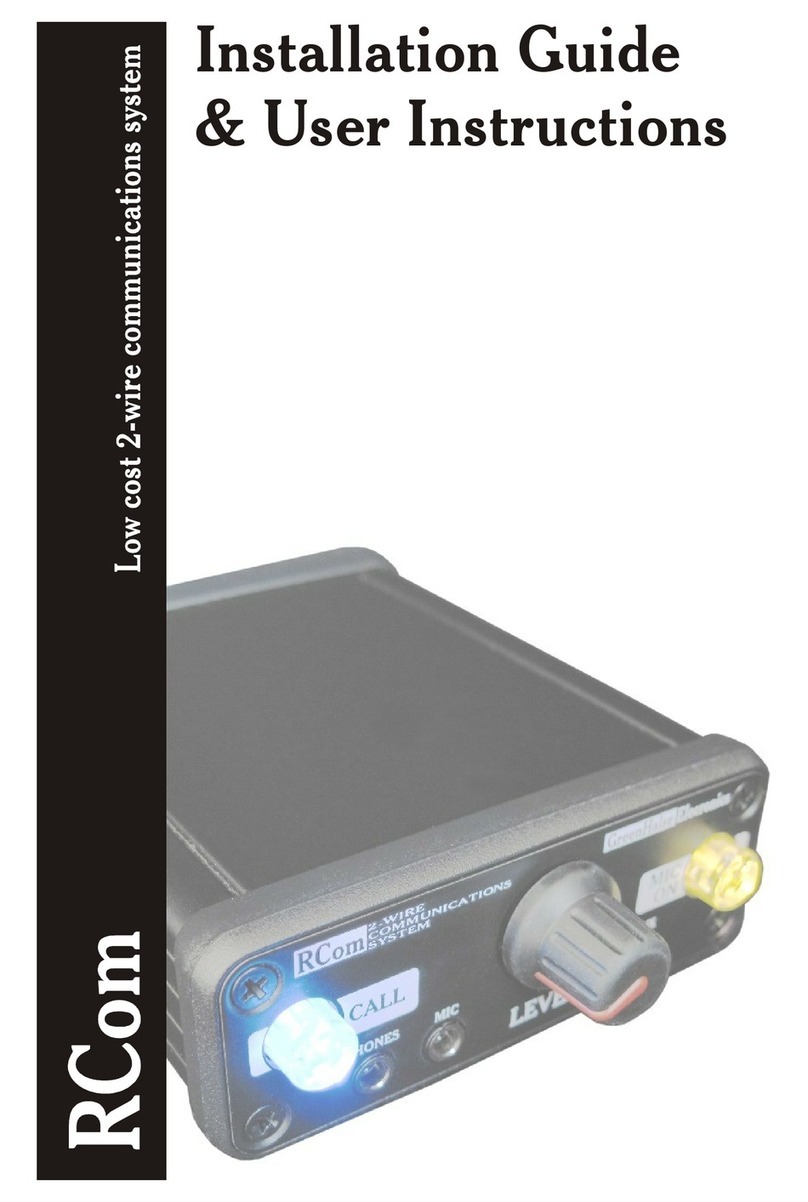GreenHalse Electronics RComLow Installation guide & user manual