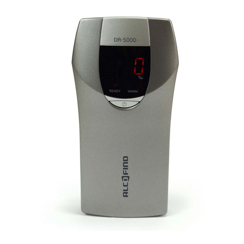 Alcofind DA-5000 instruction manual