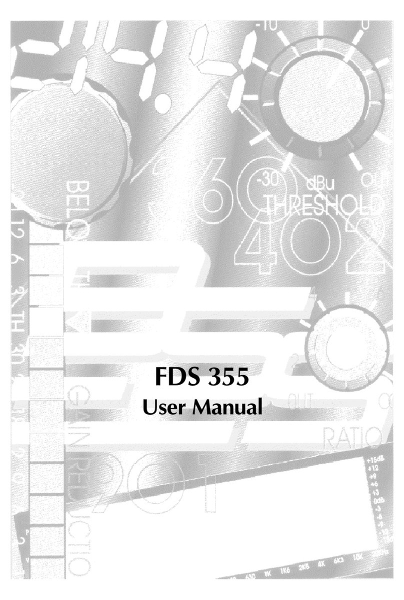 BSS Audio FDS 355 user manual