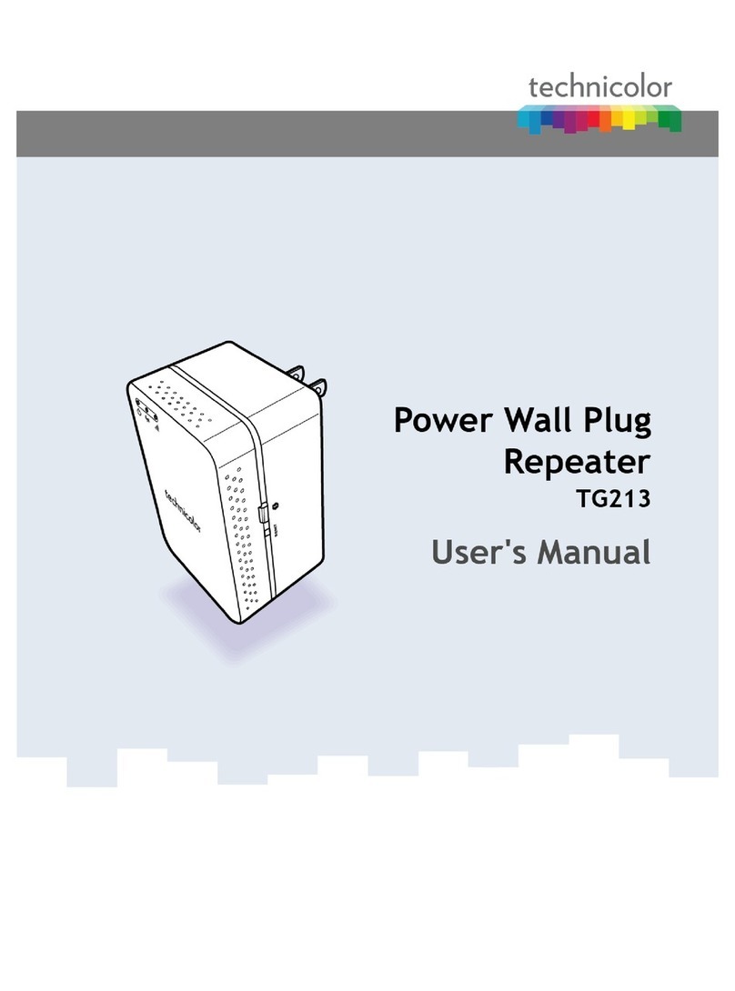 Technicolor TG213 user manual