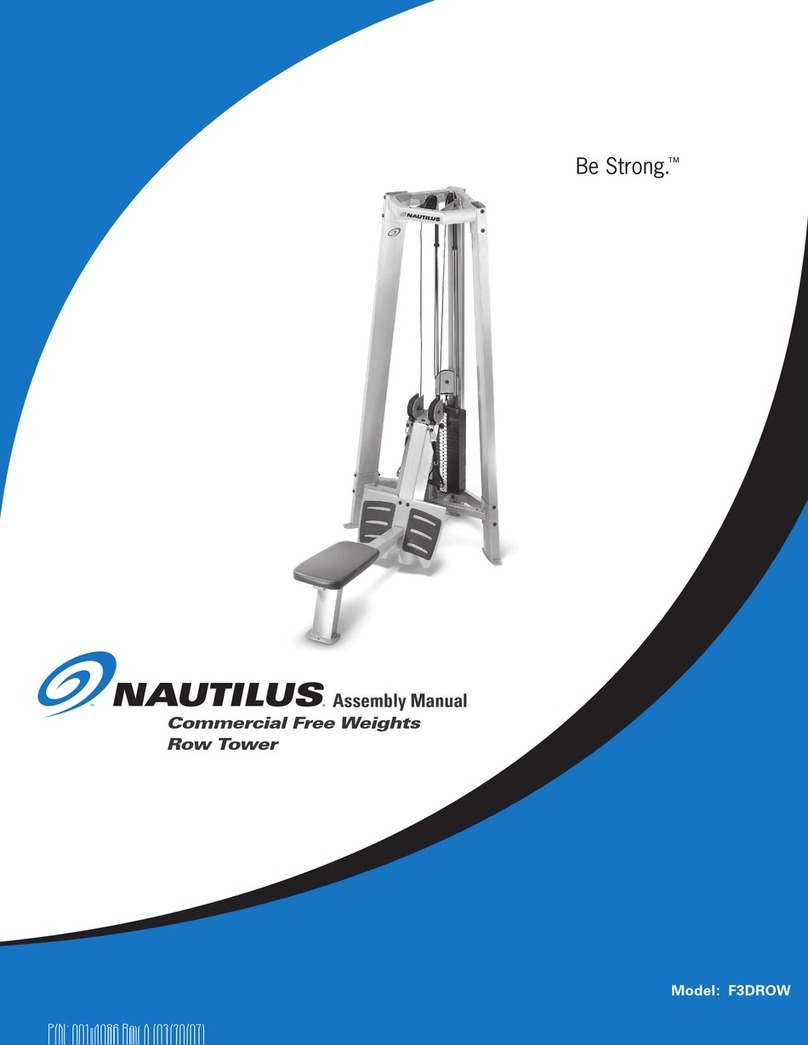 Nautilus F3DROW Assembly manual