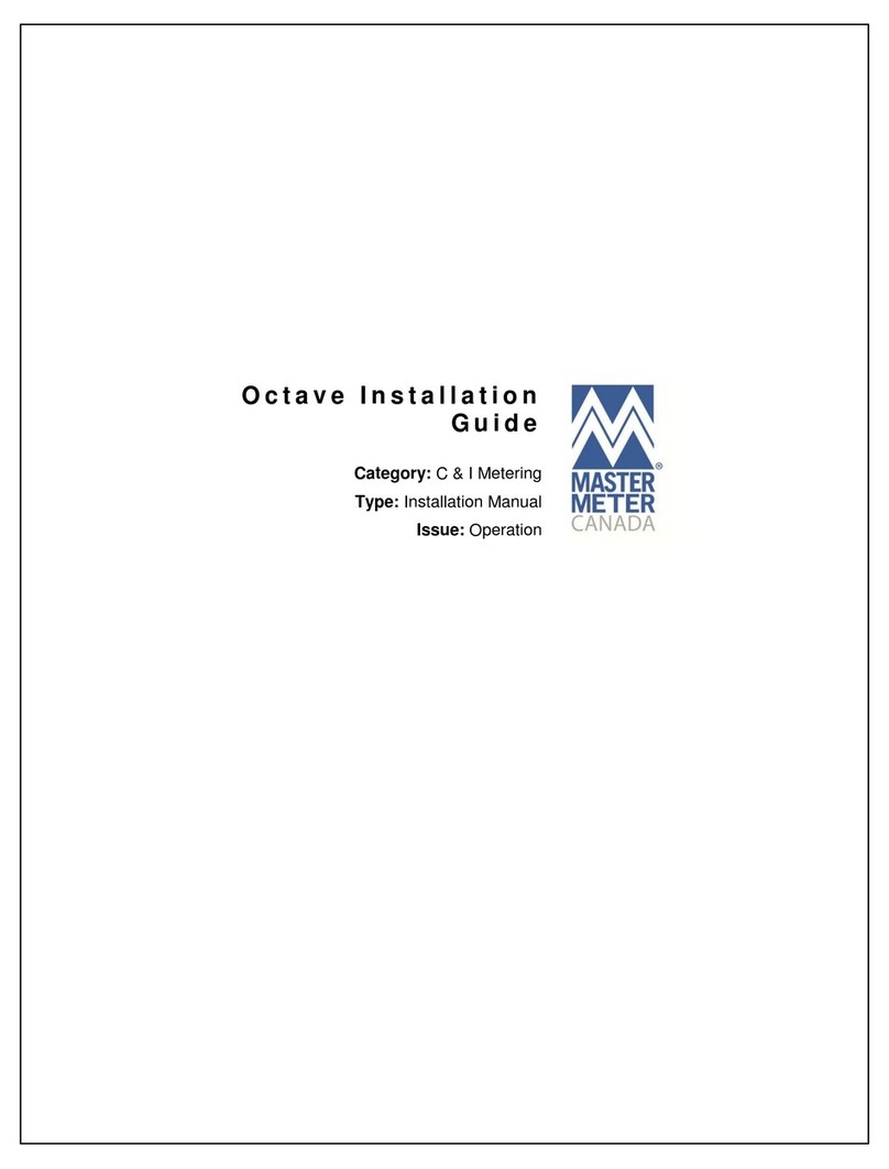 Master Meter octave User manual