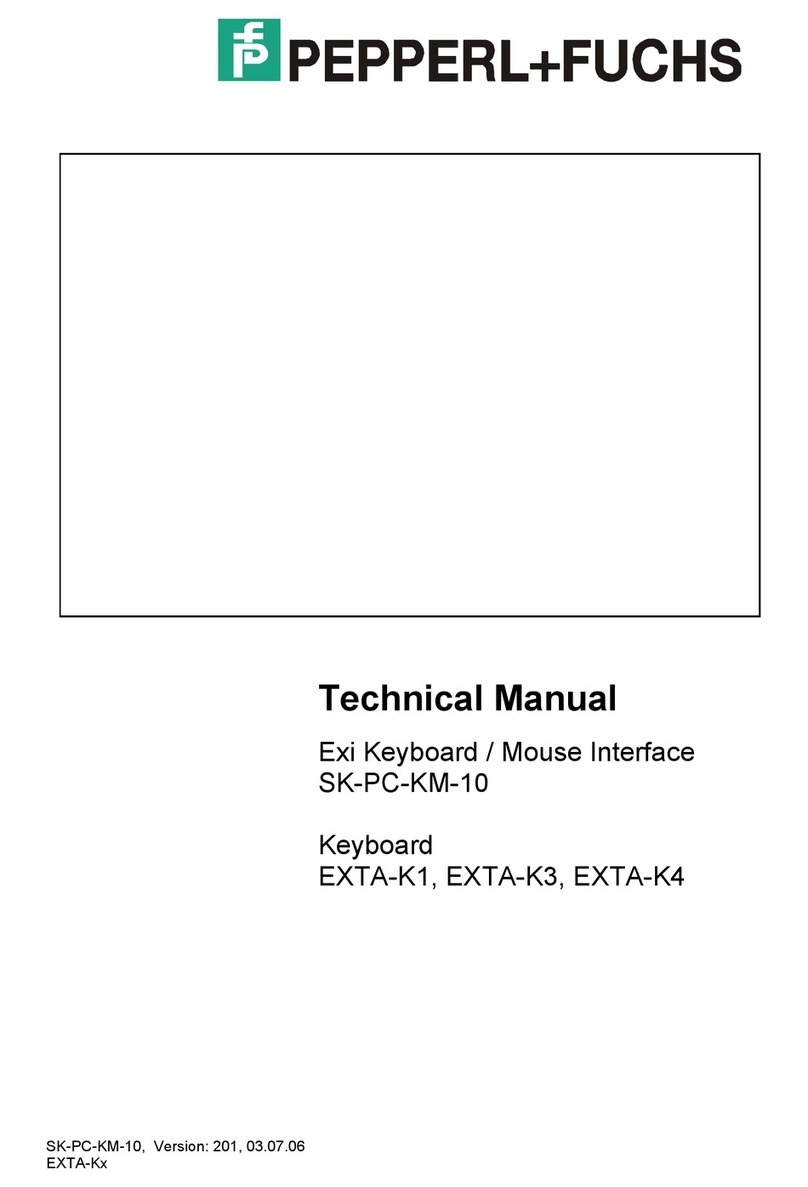 Pepperl+Fuchs SK-PC-KM-10 Technical manual