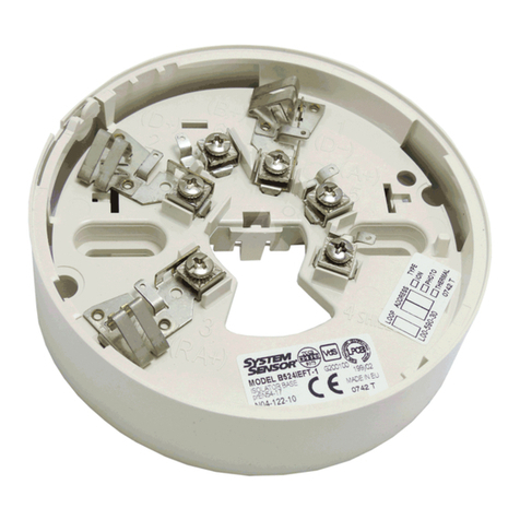 System Sensor B524IEFT-1 installation instructions System Sensor B524IEFT-1 installation instructions