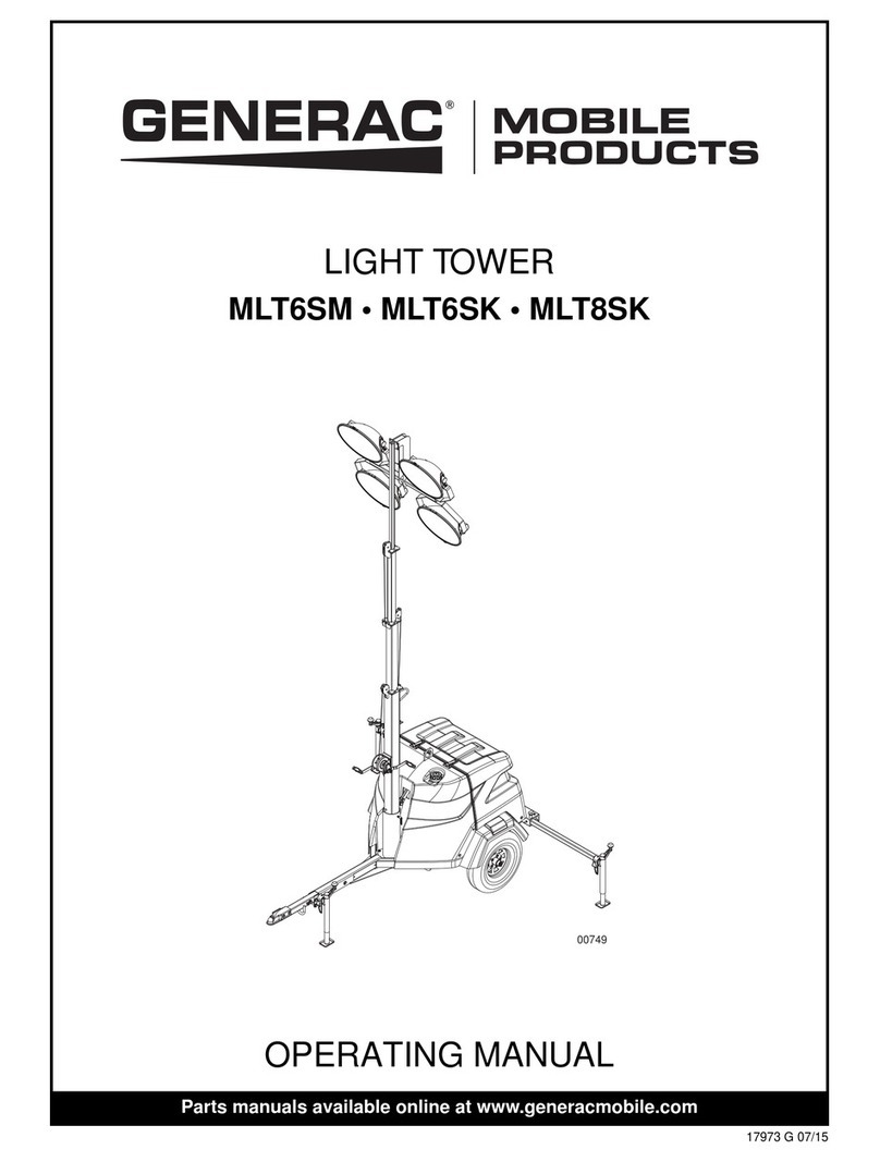 Generac Mobile Products MLT6SK operating manual