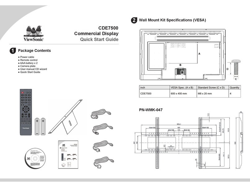 ViewSonic CDE7500 User manual ViewSonic CDE7500 User manual