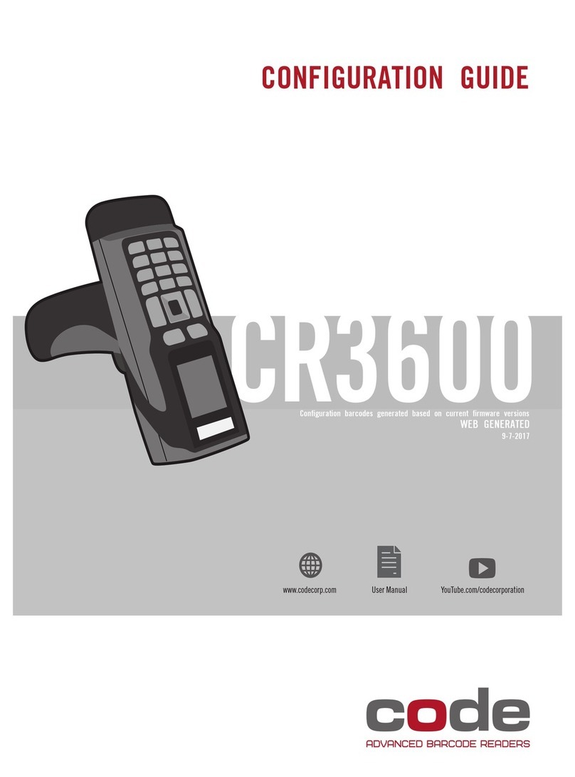 Code CR3600 User manual Code CR3600 User manual