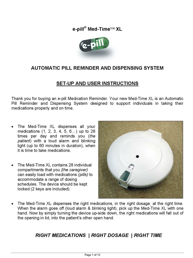 E-Pill Med-Time XL User instructions