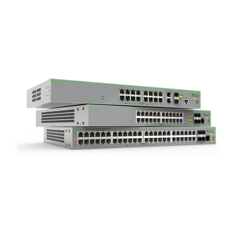 Allied Telesis CentreCOM FS980M/9 Installation manual Allied Telesis CentreCOM FS980M/9 Installation manual