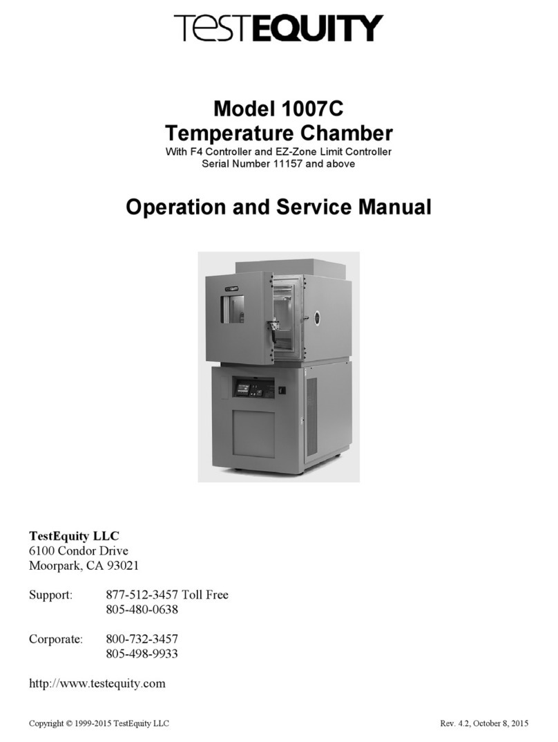 TestEquity 1007C Operation and service manual