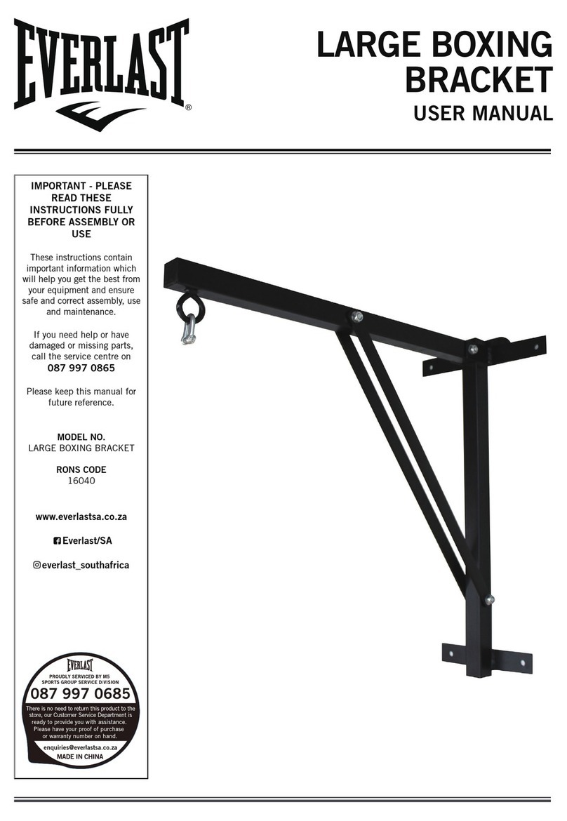 Everlast LARGE BOXINGBRACKET user manual