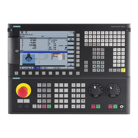 Siemens SINUMERIK 840D sl User manual Siemens SINUMERIK 840D sl User manual