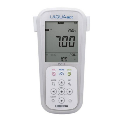 horiba LAQUAact-PD110 instruction manual