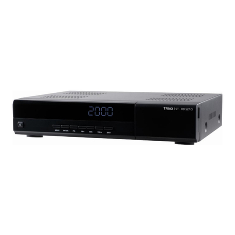 Triax ST-HD527 CI User manual Triax ST-HD527 CI User manual
