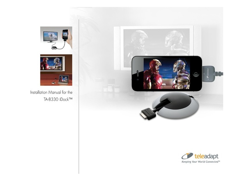 TeleAdapt TA-8330 iDock installation manual