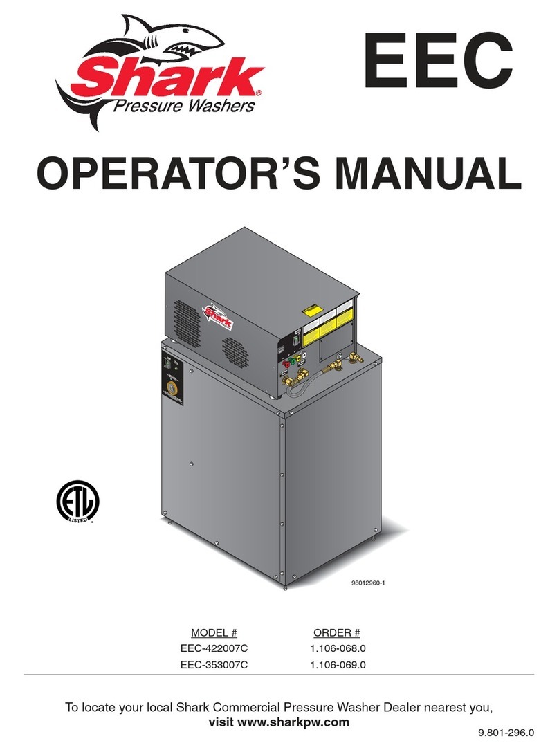Shark Pressure Washers EEC-422007C Operator's manual