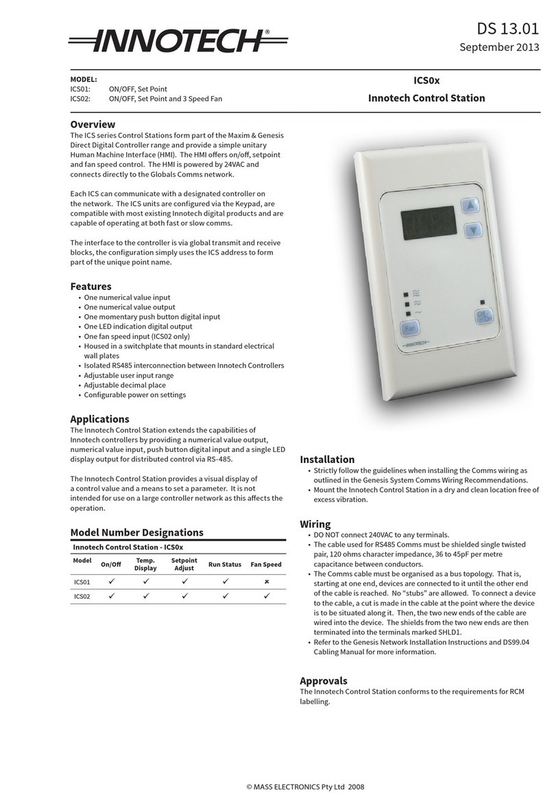 Innotech ICS01 User manual