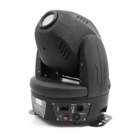 Flash LED MOVING HEAD 60W User manual